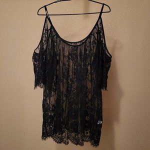 Lovesick Black Lace Top